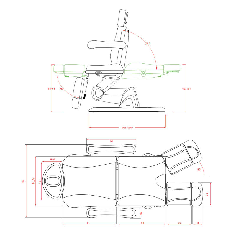 Fotel Pedicure TALUS -Fotele pedicure- 