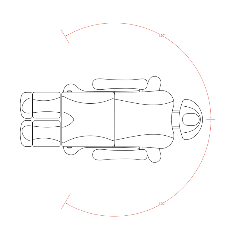Fotel Kosmetyczny Pedicure TARSE -Fotele pedicure- 