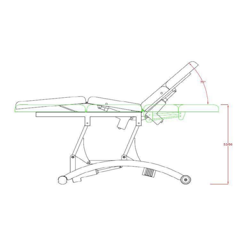 Stół Do Masażu SPHEN - Biały -Łóżka SPA- 