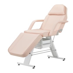 Fotel kosmetyczny Basic 202 z kuwetami różowy