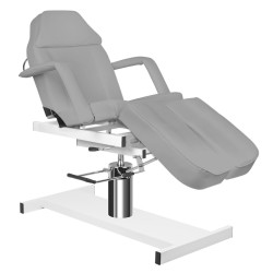 Fotel kosmetyczny hyd. A 210C pedi szary