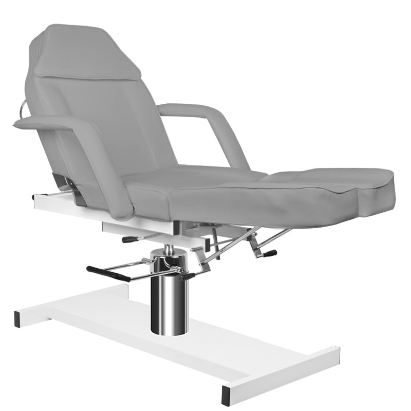 Fotel kosmetyczny hyd. A 210C pedi szary