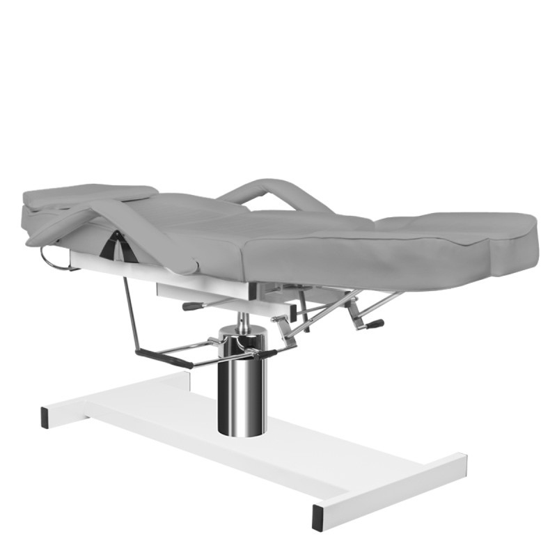 Fotel kosmetyczny hyd. A 210C pedi szary