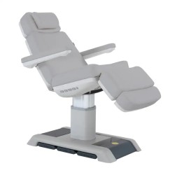 Fotel Kosmetyczny Elektryczny  Aspromus 2401 Z Podgrzewaniem - Jasnoszary -Fotele kosmetyczne elektryczne- 