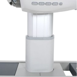 Fotel Kosmetyczny Elektryczny  Aspromus 2401 Z Podgrzewaniem - Jasnoszary -Fotele kosmetyczne elektryczne- 