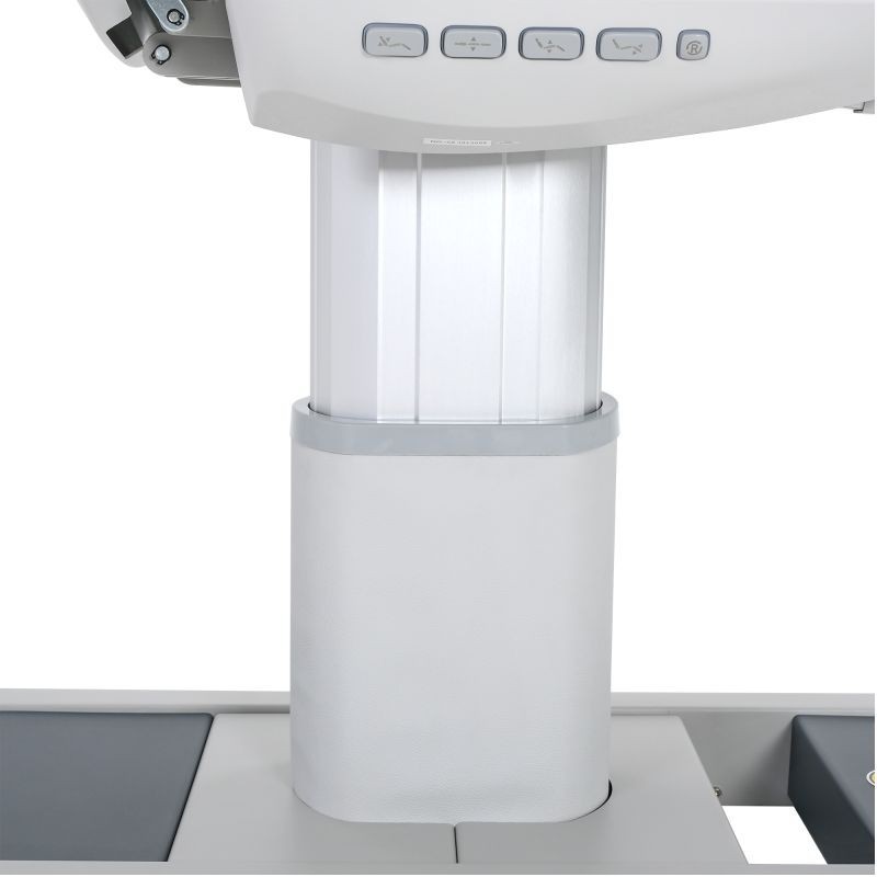 Fotel Kosmetyczny Elektryczny  Aspromus 2401 Z Podgrzewaniem - Jasnoszary -Fotele kosmetyczne elektryczne- 