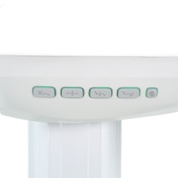 Fotel Kosmetyczny Elektryczny  Aspromus 2401 Z Podgrzewaniem - Jasnoszary -Fotele kosmetyczne elektryczne- 