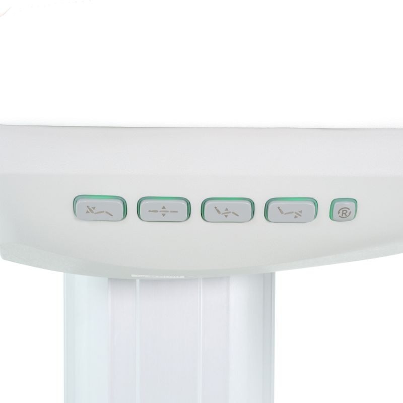 Fotel Kosmetyczny Elektryczny  Aspromus 2401 Z Podgrzewaniem - Jasnoszary -Fotele kosmetyczne elektryczne- 