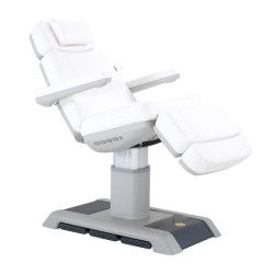 Fotel Kosmetyczny Elektryczny  Aspromus 2401 Z Podgrzewaniem - Biały -Fotele kosmetyczne elektryczne- 