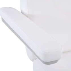 Fotel Kosmetyczny Elektryczny  Aspromus 2401 Z Podgrzewaniem - Biały -Fotele kosmetyczne elektryczne- 