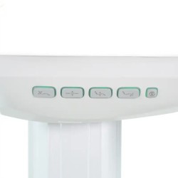 Fotel Kosmetyczny Elektryczny  Aspromus 2401 Z Podgrzewaniem - Grafitowy -Fotele kosmetyczne elektryczne- 