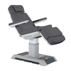 Fotel Kosmetyczny Elektryczny  Aspromus 2401 Z Podgrzewaniem - Grafitowy -Fotele kosmetyczne elektryczne- 