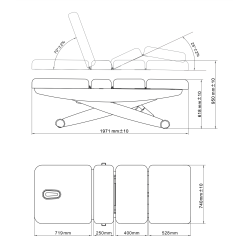 Łóżko Kosmetyczne CYX -Łóżka SPA- 