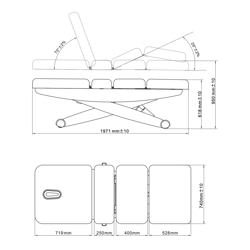 Łóżko Kosmetyczne CYX -Łóżka SPA- 