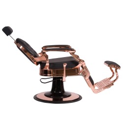 Fotel Barberski CAESAR BUZZ - Różowy -Wyposażenie Fryzjerskie- 