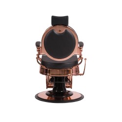 Fotel Barberski CAESAR BUZZ - Różowy -Wyposażenie Fryzjerskie- 