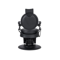 Fotel Barberski CAESAR SHOR BLACK -Wyposażenie Fryzjerskie- 