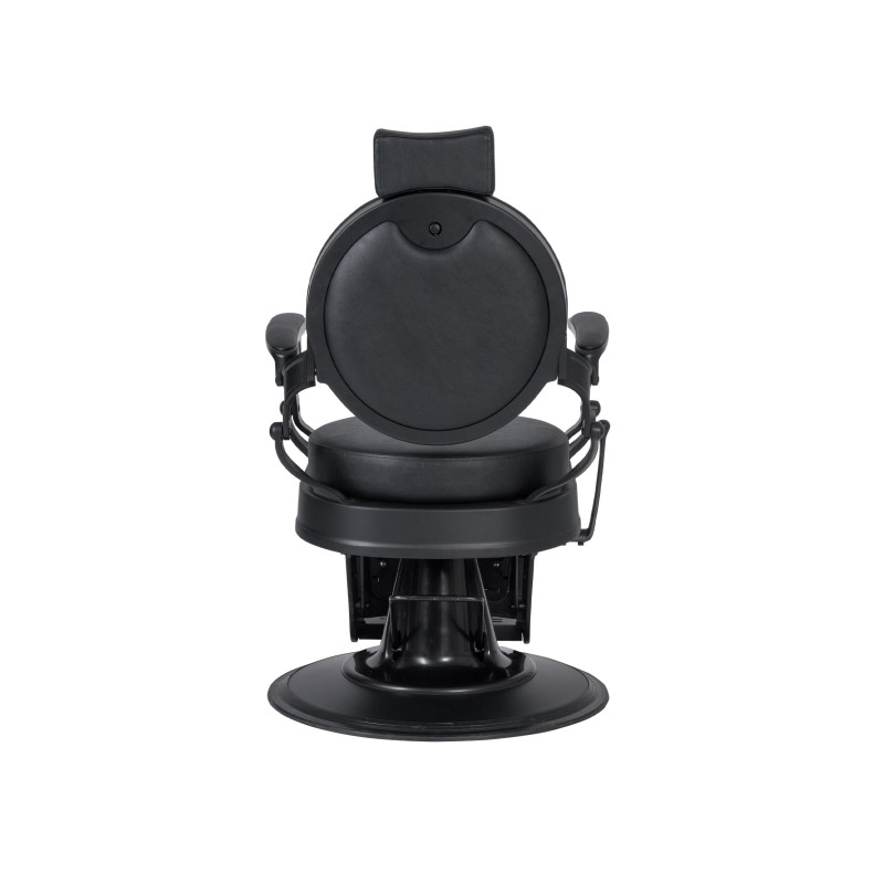 Fotel Barberski CAESAR SHOR BLACK -Wyposażenie Fryzjerskie- 