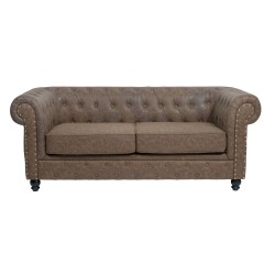 Sofa REPOSE - Jasnobrązowa -Meble- 