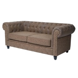 Sofa REPOSE - Jasnobrązowa -Meble- 