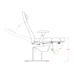 Fotel Kosmetyczny Pedicure Elektryczny EXTENS -Fotele pedicure- 