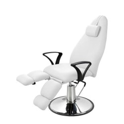 Fotel Kosmetyczny Hydrauliczny SOL Biały -Meble kosmetyczne- 