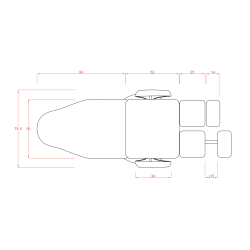 Fotel Kosmetyczny Hydrauliczny SOL Biały -Meble kosmetyczne- 