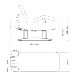 kopia Leżanka Zabiegowa TROCH -Łóżka kosmetyczne- 