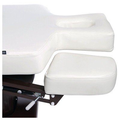 Herms - Biała leżanka zabiegowa sterowana elektrycznie -Łóżka SPA- 