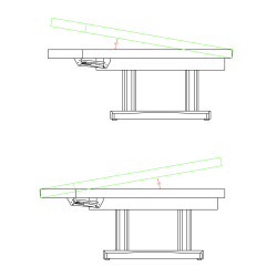 kopia Leżanka Zabiegowa TENSOR - Biała Podstawa -Łóżka kosmetyczne- 