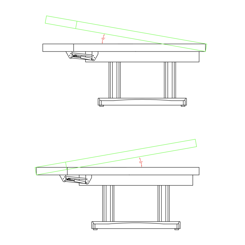 kopia Leżanka Zabiegowa TENSOR - Biała Podstawa -Łóżka kosmetyczne- 