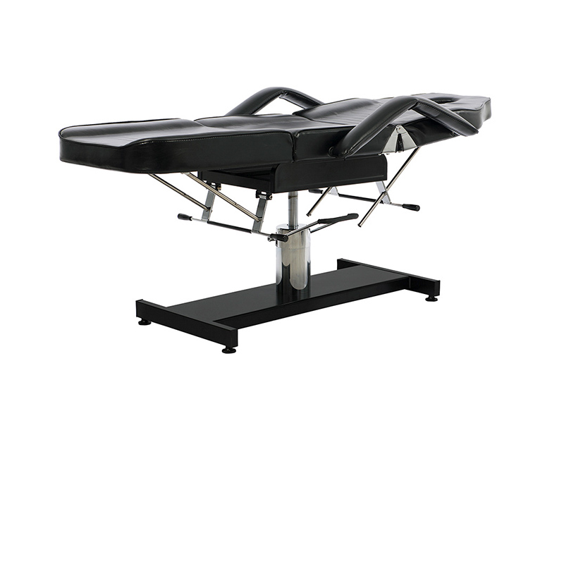 Fotel Kosmetyczny Hydrauliczny MENT - Czarny -Fotele kosmetyczne- 