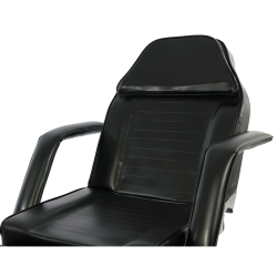 Fotel Kosmetyczny Hydrauliczny MENT - Czarny -Fotele kosmetyczne- 