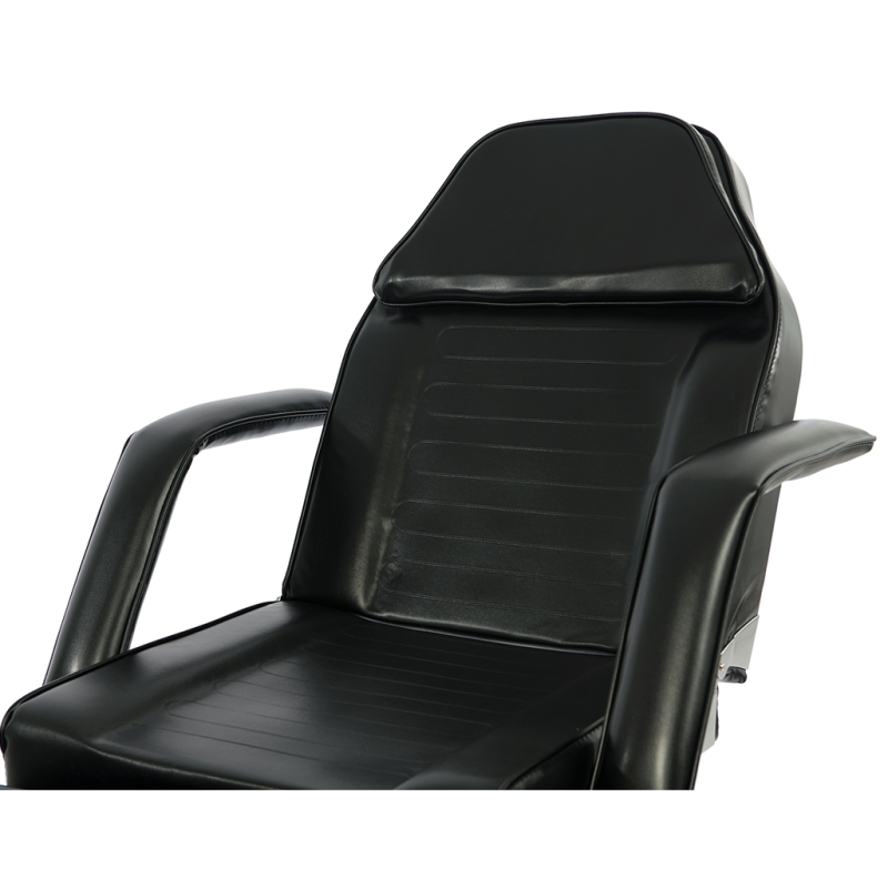 Fotel Kosmetyczny Hydrauliczny MENT - Czarny -Fotele kosmetyczne- 