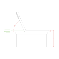 Łóżko Do Masażu ROMBO - Białe -Łóżka do masażu- 