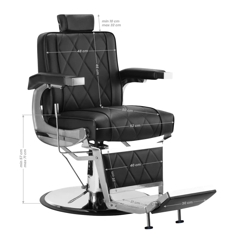 Eversun Elite black barber chair