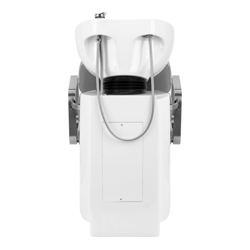 Szara myjnia fryzjerska z miską