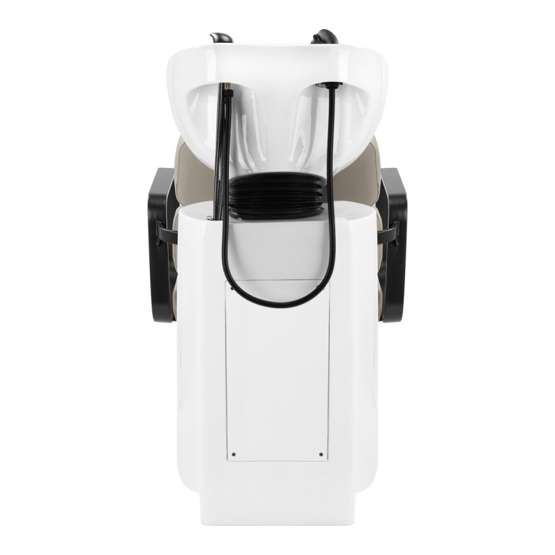 Black beige salon shampoo station