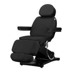 Elektryczny fotel kosmetyczny SILLON CLASSIC 3 silniki czarny