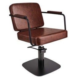Brown Enzo hydraulic salon chair