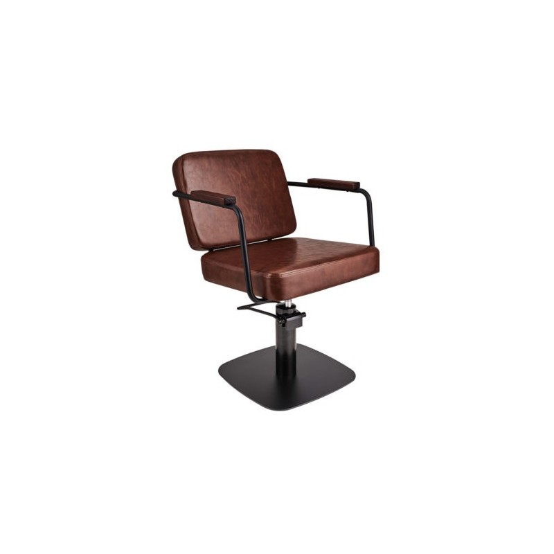 Brown Enzo hydraulic salon chair