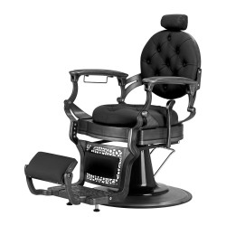 Gabbiano fotel barberski Niccolo czarny