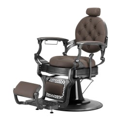 Gabbiano fotel barberski Niccolo brązowy