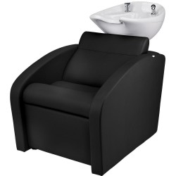 Czarna Myjnia Fryzjerska COMFORT - Biała Misa - Ayala 48h -Myjnie fryzjerskie- 