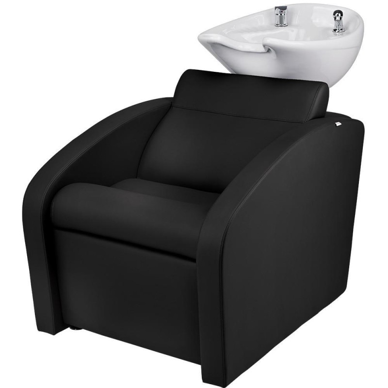 Czarna Myjnia Fryzjerska COMFORT - Biała Misa - Ayala 48h -Myjnie fryzjerskie- 