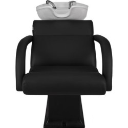 Czarna Myjnia Fryzjerska LADY ONE - Biała Misa - Ayala 48h -Myjnie fryzjerskie- 