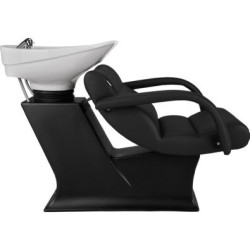 Czarna Myjnia Fryzjerska LADY ONE - Biała Misa - Ayala 48h -Myjnie fryzjerskie- 