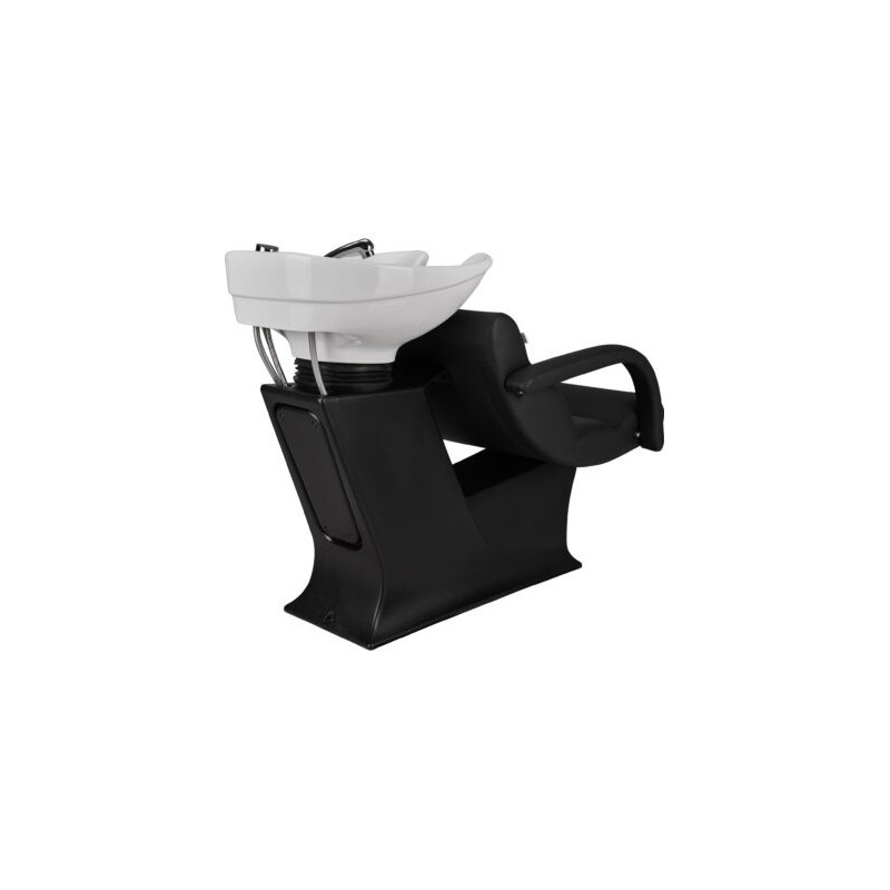 Czarna Myjnia Fryzjerska LADY ONE - Biała Misa - Ayala 48h -Myjnie fryzjerskie- 