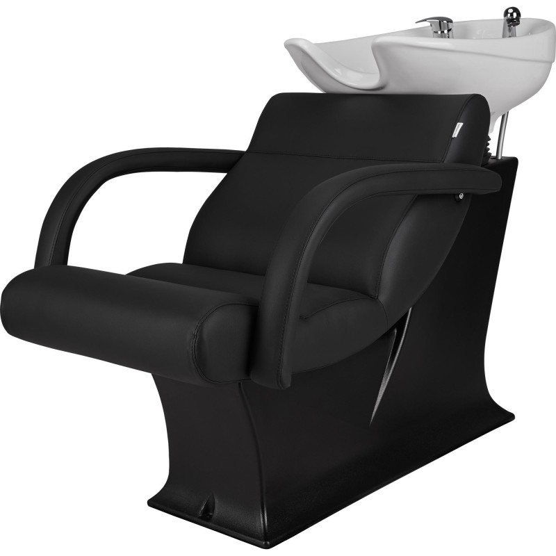 Czarna Myjnia Fryzjerska LADY ONE - Biała Misa - Ayala 48h -Myjnie fryzjerskie- 