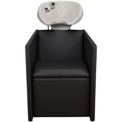 Czarna Myjnia Fryzjerska LUNA - Biała Misa - Ayala 48h -Myjnie fryzjerskie- 